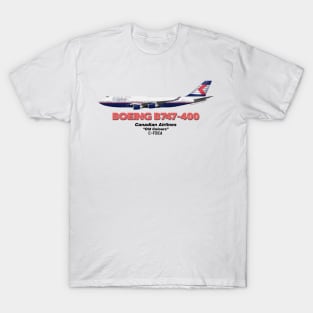 Boeing B747-400 - Canadian Airlines "Old Colours" T-Shirt